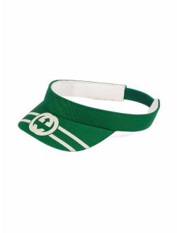 Kids GG logo-print visor hat