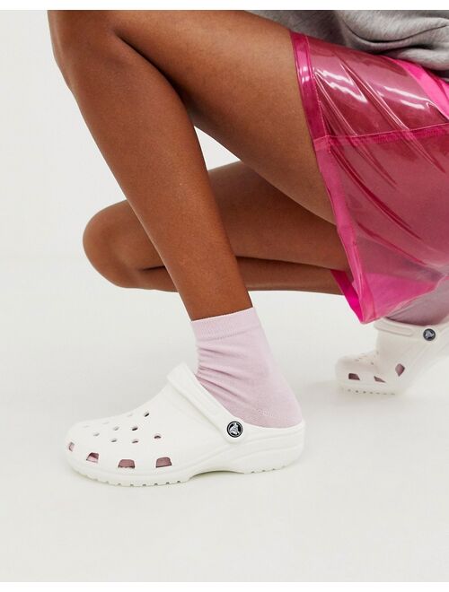 Crocs classic shoe in white