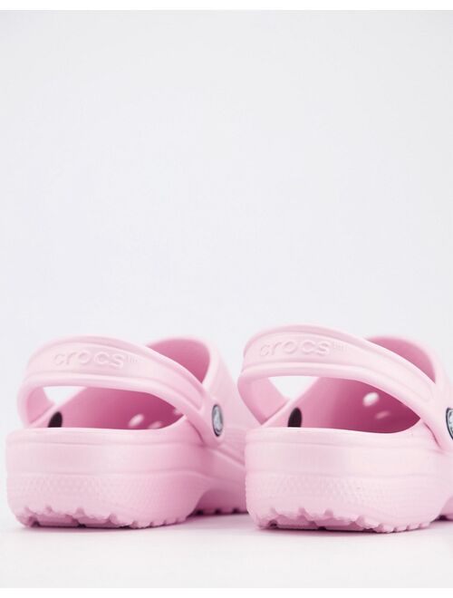 Crocs classic shoes in ballerina pink