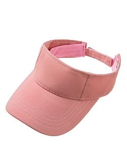 Holiberty Toddler Kids Sun Visor Hats Tennis Sports Sun Caps Fit 2 to 8 Years Girls Boys