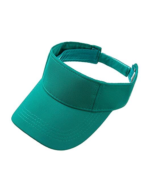 Holiberty Toddler Kids Sun Visor Hats Tennis Sports Sun Caps Fit 2 to 8 Years Girls Boys