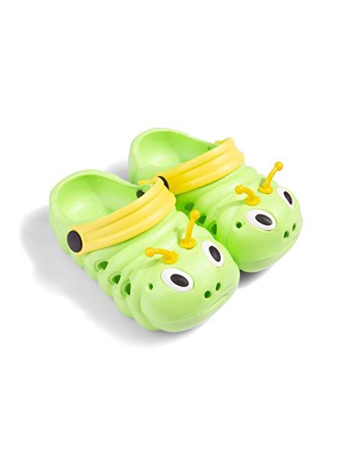 Charrost Baby Girls Boys Sandals Kid's Cute Lightweight Shoes Summer Premium Cartoon Sandals Children Caterpillar Non-Slip Beach Water Clogs Shoes Garden Slipper