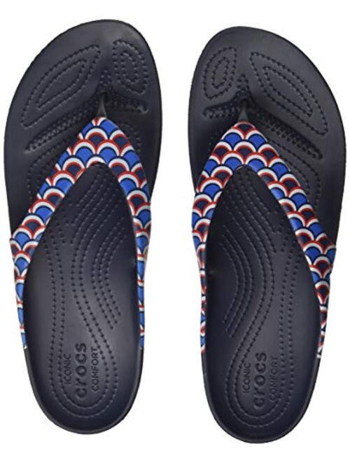 Crocs Women's Kadee Ii Graphic Flip Flops | Sandals