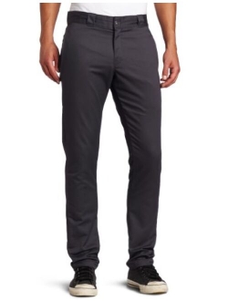 Men's Skinny Straight-Fit Everyday Work Trousers