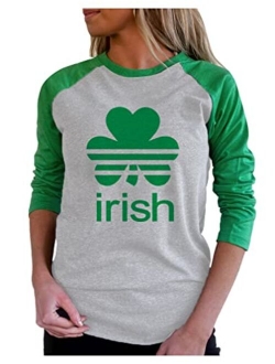 Tstars St Patricks Day Shirt Women Shamrock Shirts for Womens Saint Patricks Day Outfit