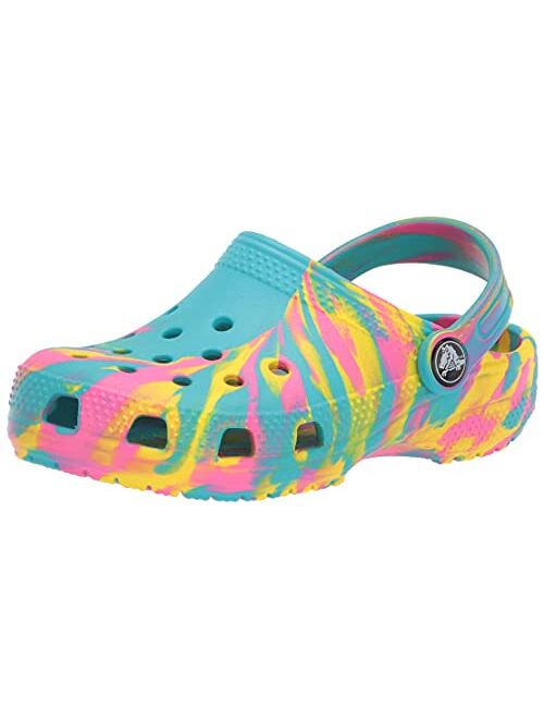 Crocs unisex-child Kids' Classic Marbled Tie Dye Clog