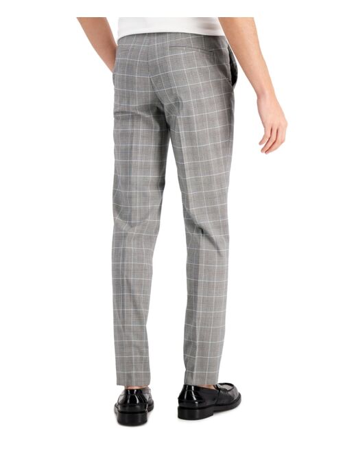 HUGO BOSS Men's Modern-Fit Glen Plaid Suit Separate Pants