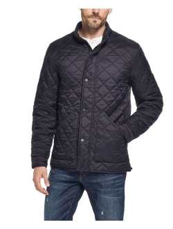 Men's Diamond Quilted Nylon Jacket