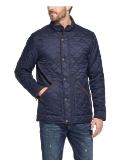 Men's Diamond Quilted Nylon Jacket