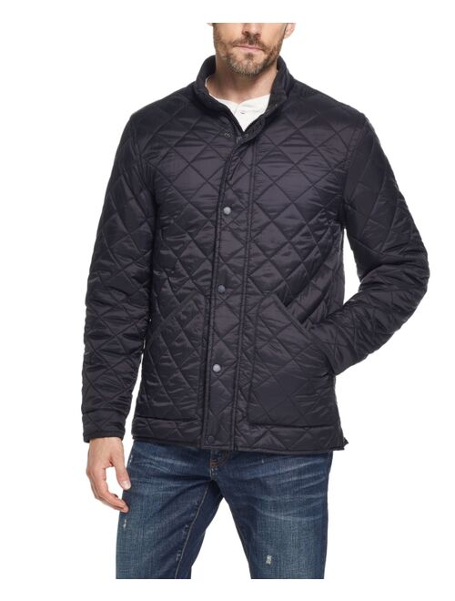 Weatherproof Vintage Men's Diamond Quilted Nylon Jacket