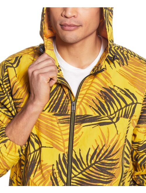 Weatherproof Vintage Men's Printed Hooded Windbreaker Jacket