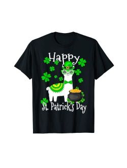 KNG-Art Alpaca Camel Baby Animal Party Costumes Happy St Patricks Day Llama, Dad Mom Boy Girl Lucky Gift T-Shirt