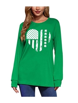 For G and PL Women's St. Patrick's Day Long Sleeve Shirt