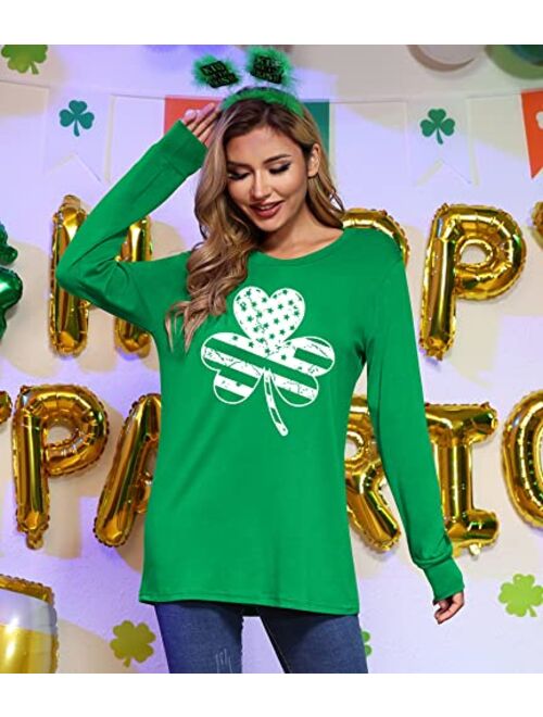 For G and PL Women's St. Patrick's Day Long Sleeve Shirt