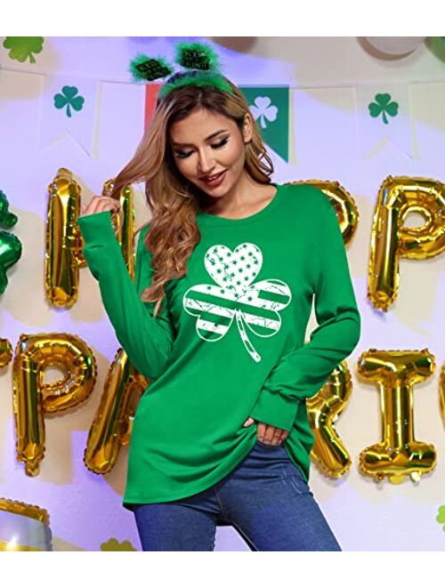 For G and PL Women's St. Patrick's Day Long Sleeve Shirt