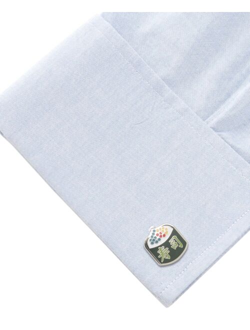 Cufflinks, Inc. Cufflinks Inc. Men's California Plated base metal and enamel Roll Cufflinks