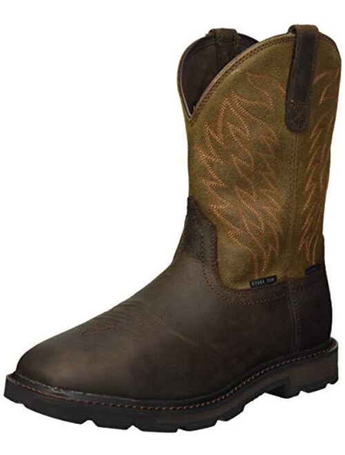 Ariat Groundbreaker Steel Toe Wide Square Toe Waterproof Work Boots