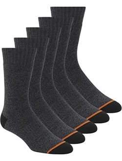 Original Weatherproof Vintage 5-Pairs Men's Weatherproof Vintage Outdoor Wool Blend Crew Calf Socks