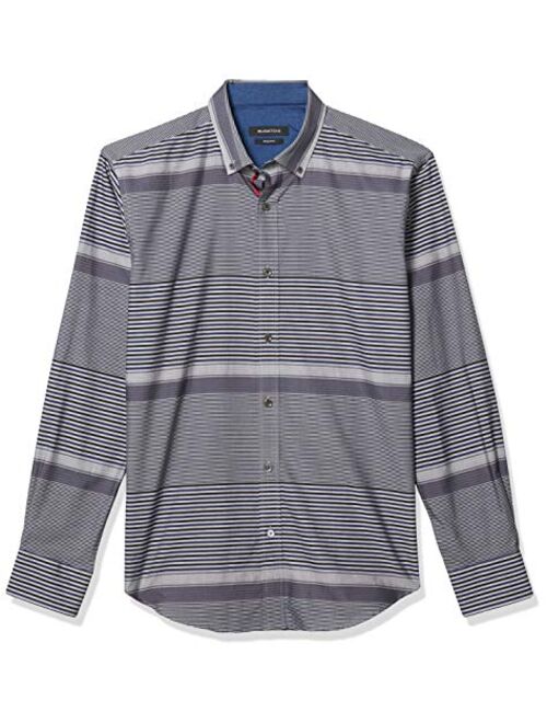 Bugatchi Men's Long Sleeve Shaped Fit Shirt