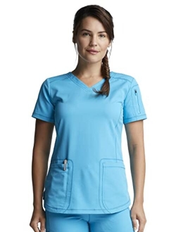 Dynamix Women Scrubs Top V-Neck DK730