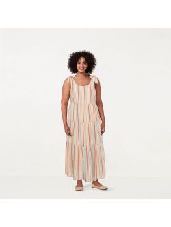 Plus Size LC Lauren Conrad Knot-Strap Tiered Maxi Dress