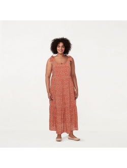 Plus Size LC Lauren Conrad Knot-Strap Tiered Maxi Dress