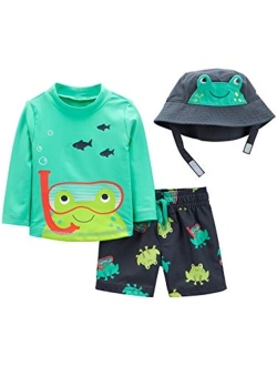 Toddler and Baby Boys' Assorted Rashguard Set