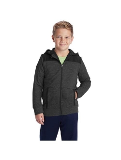 Boys' Tech Terry Woven Pieced Full Zlip Jacket