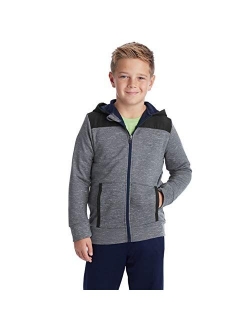 Boys' Tech Terry Woven Pieced Full Zlip Jacket