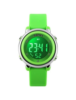 Dayllon Kids Digital Watch Outdoor Sports 50M Waterproof Electronic Watches Alarm Clock 12/24 H Stopwatch Calendar Boy Girl Wristwatch