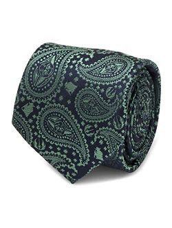 Star Wars Yoda Paisley Green Mens Dress Tie