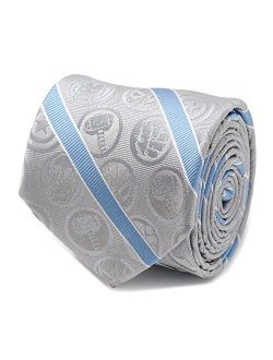 Marvel Comics Grey and Blue Stripe Men's Tie