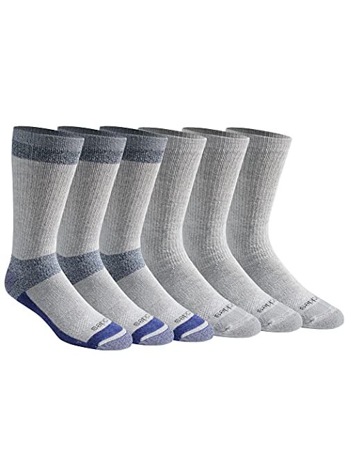 Dickies Men's Dri-tech Moisture Control Max Full Cushion Crew Socks Multipack