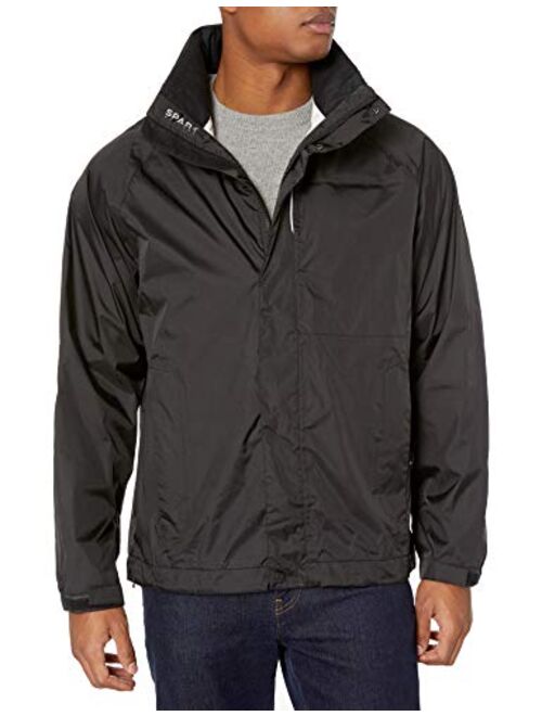 Cutter & Buck Men's 100% Waterproof, Hooded Full Zip , Spark Systems Trailhead Jacket