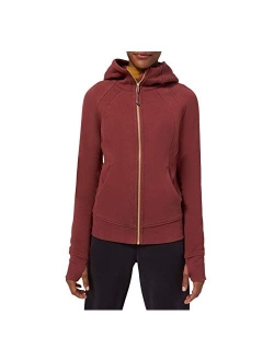 Zip UP Scuba Relaxed Fit Hoodie