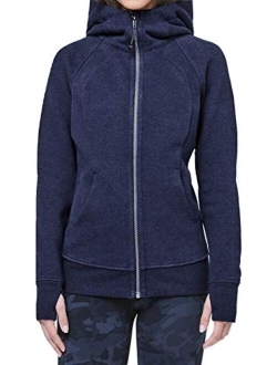 Zip UP Scuba Relaxed Fit Hoodie