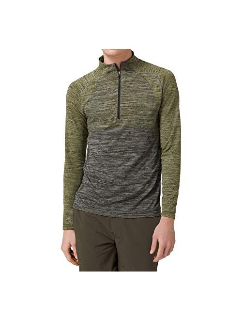 Lululemon Athletica Mens Metal Vent Tech Quarter Zip Long Sleeve Shirt