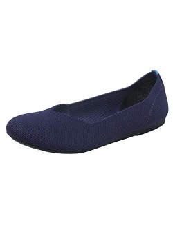 Women's Classic Ballet Flats Casual Comfortable Slip On Flats Shoes