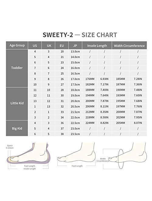 DREAM PAIRS Toddler/Little Kid/Big Kid Sweety Low Heel Dress Pump Sandals