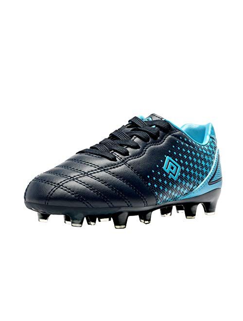 DREAM PAIRS Boys Girls Outdoor Football Shoes Soccer Cleats