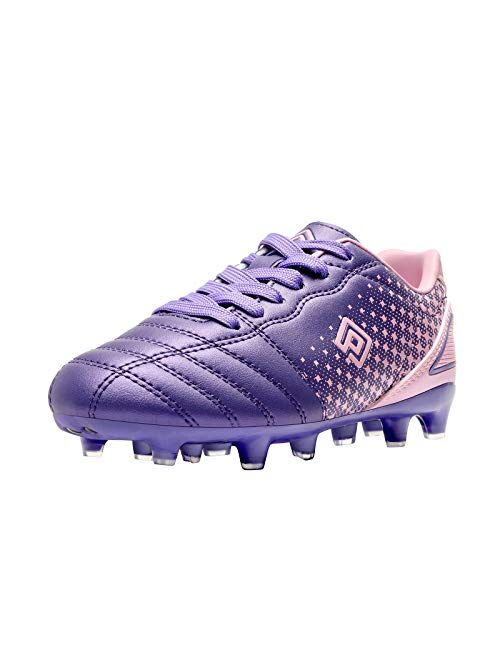 DREAM PAIRS Boys Girls Outdoor Football Shoes Soccer Cleats