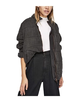 Dolman Quilted Knit Jacket