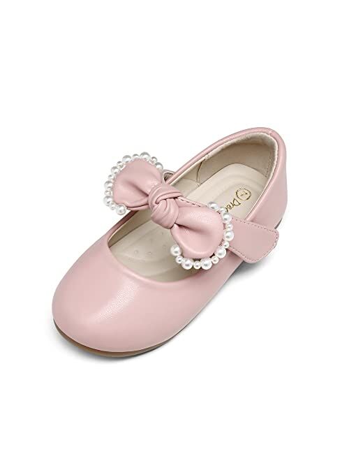 DREAM PAIRS Girl Dress Shoes Mary Jane Flats for Party School Wedding (Toddler/Little Kid)