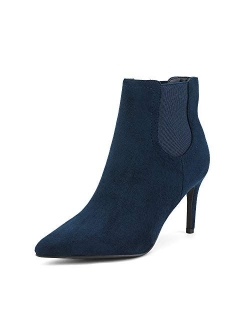 Women's Pointed Toe Stiletto High Heel Ankle Booties