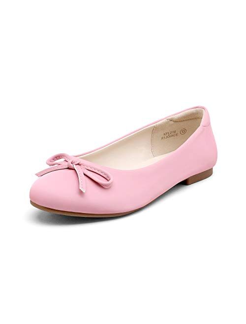 DREAM PAIRS Girls Dress Shoes Fashion Bow Ballet Flats