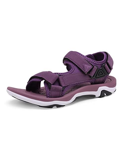 DREAM PAIRS Women’s Arch Support Hiking Sandals Sport Outdoor Athletic Comfortable Summer Beach Water Sandals