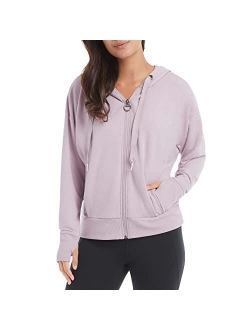 Women's Pleated Studio Zip Up Hoodie