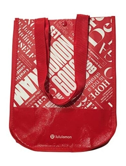 Athletica Lululemon 20th Anniversary Small Reusable Tote Carryall Gym Bag (Black)