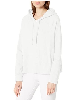 Women's Ribbed Pullover Hoodie