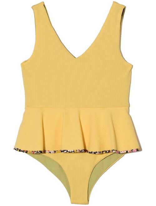 Marysia Kids French Gramercy ruffle swimsuit